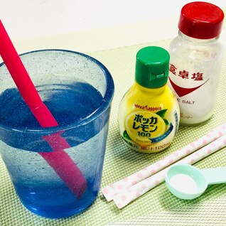 直ぐ出来る❤️コップ1杯の経口補水液で熱中症対策